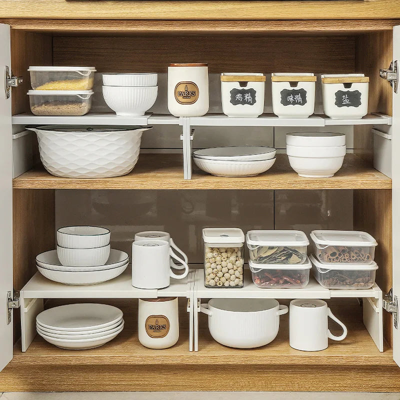 ABS Multi-Function Kitchen Rack - Convenient Organizer Shelf