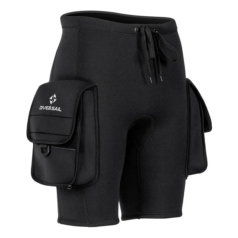 Quần Lặn Nam 3mm Neoprene Có Túi - Đồ Bơi Thể Thao