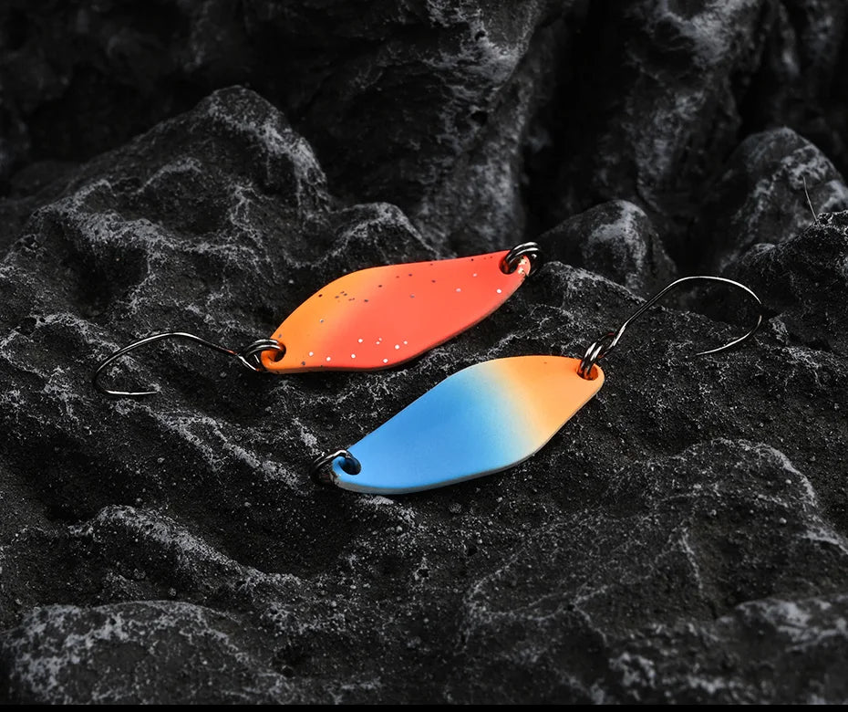 Mồi Câu ALLBLUE 2.4g Kim Loại Màu Sắc Cho Cá Hồi