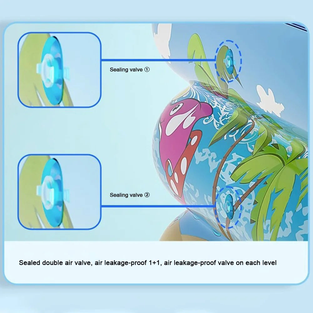 Bể bơi phao hoạt hình 111-120cm cho mùa hè