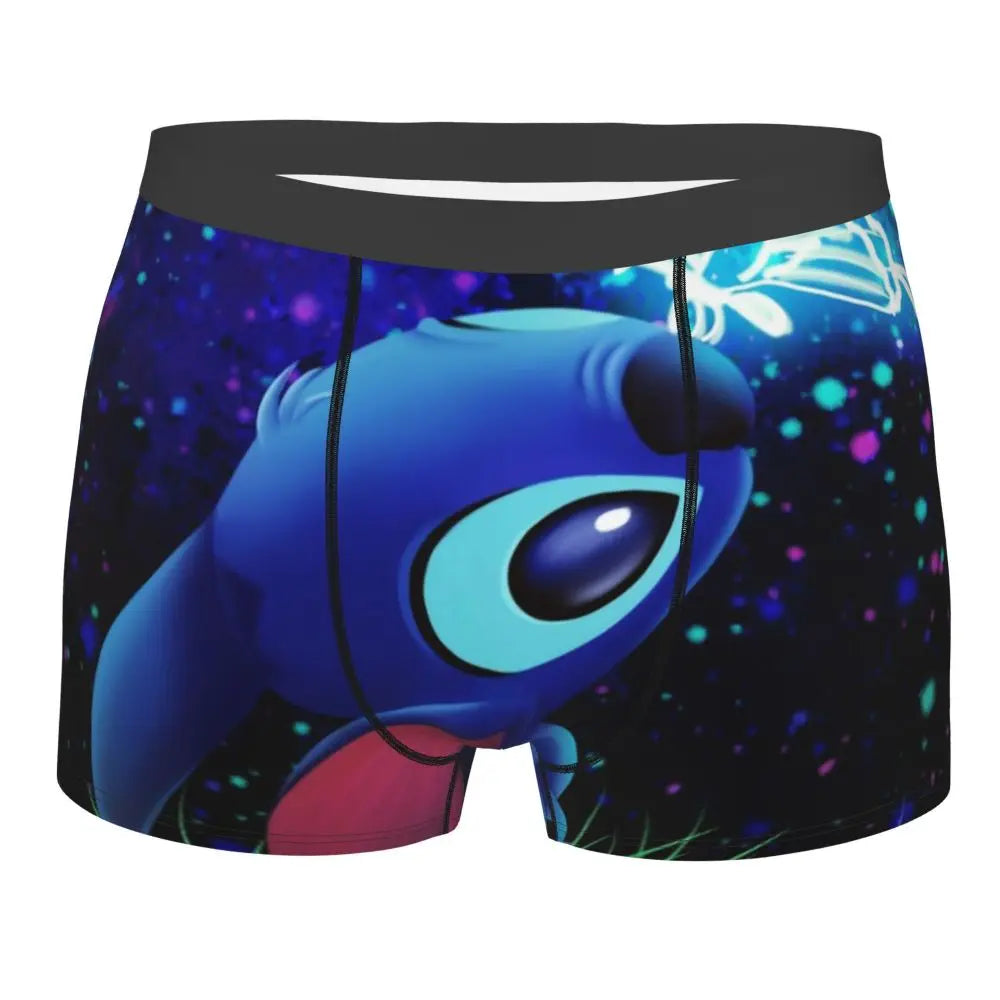 Quần Sịp Nam Lilo Stitch Thoải Mái Phong Cách Anime