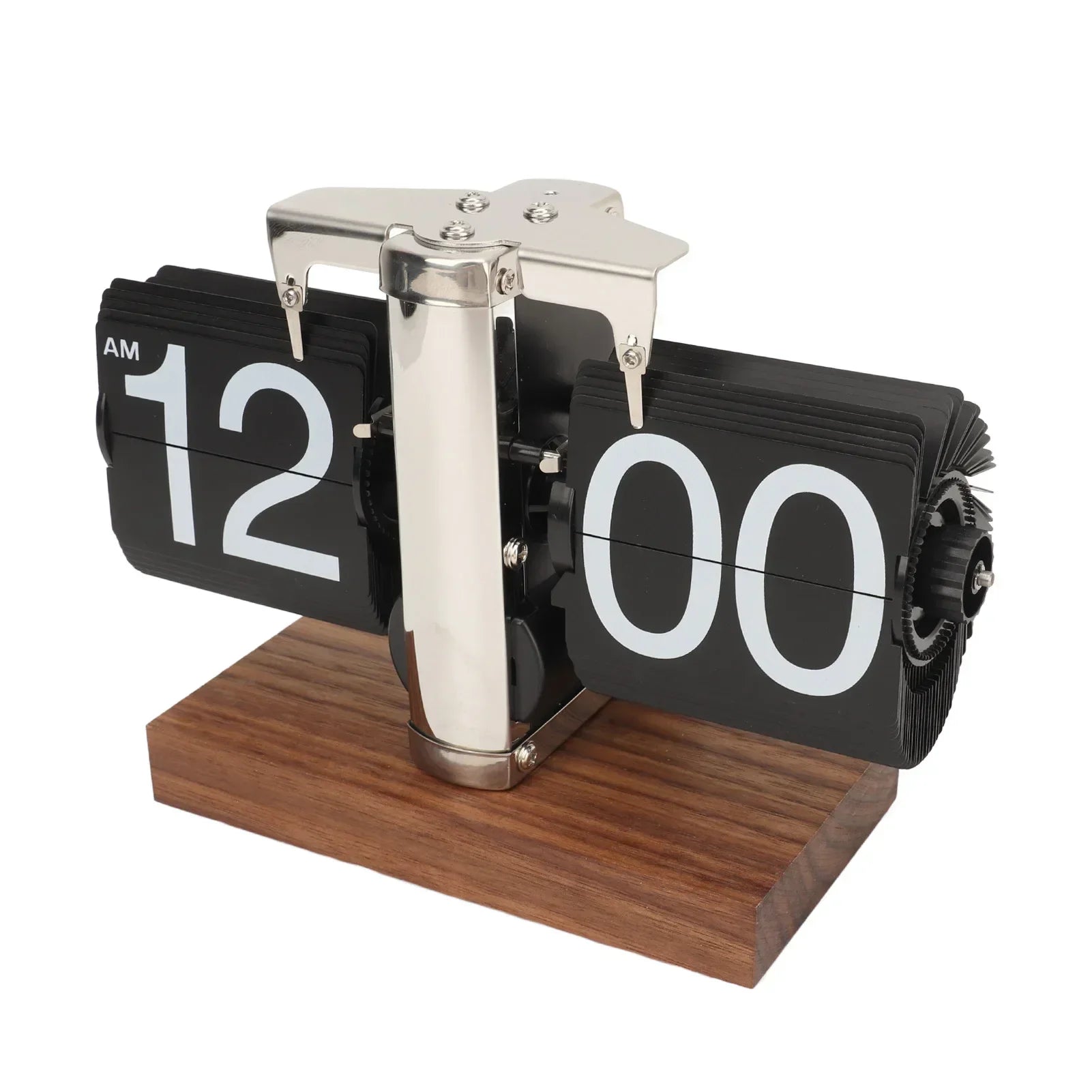 Decorative Retro Automatic Mechanical Flip Desk Clock