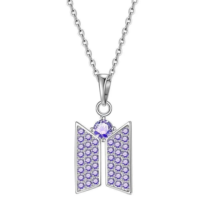 Dây Chuyền Mặt Bạc Đính Zircon Thanh Lịch Nữ Tính