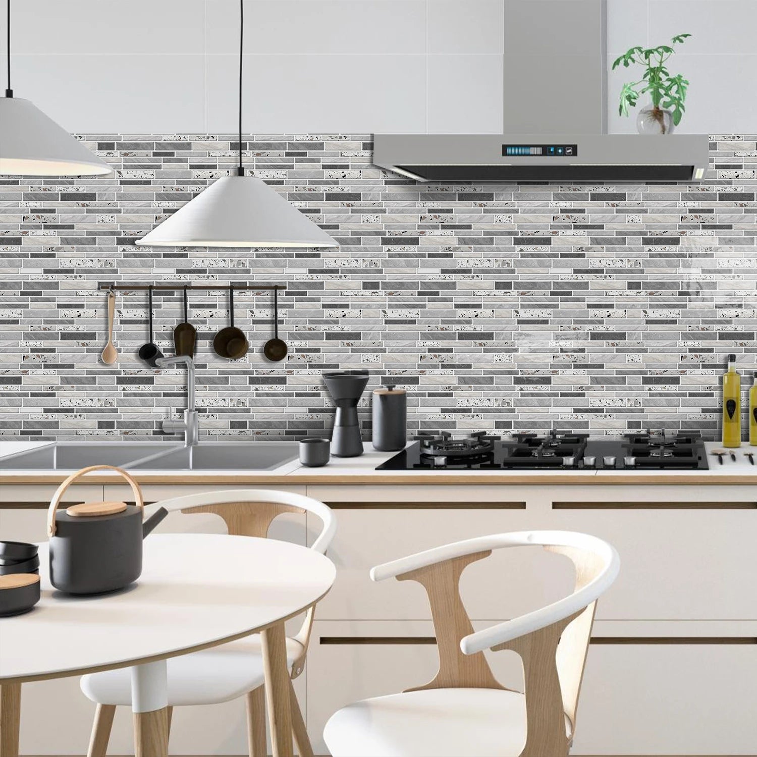 Miếng Dán Tường Giả Đá Cẩm Thạch Chống Nước 1/6/12PCS - Daisan Mart