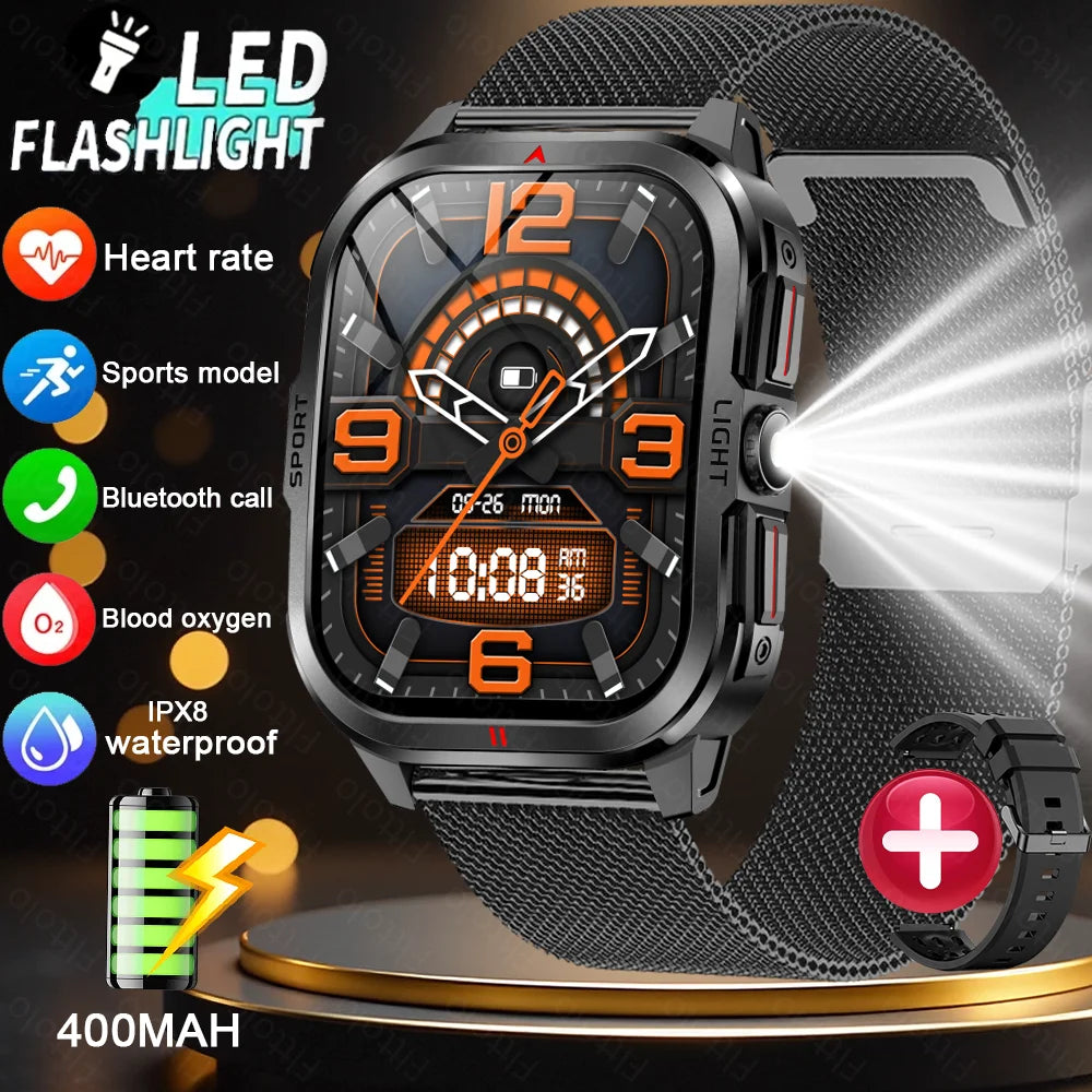 Đồng Hồ Thông Minh Nam 2025 2.01 HD, Gọi Bluetooth