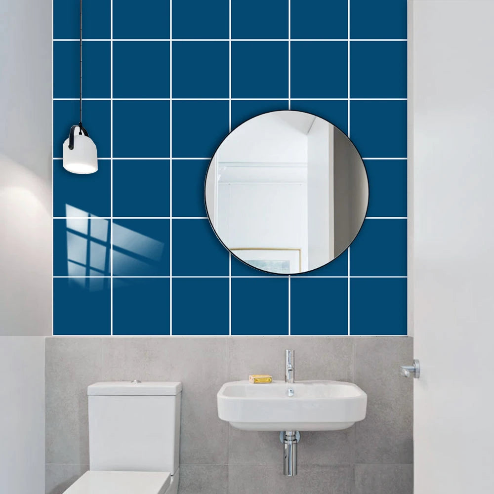 10 pieces of waterproof turquoise wall tiles