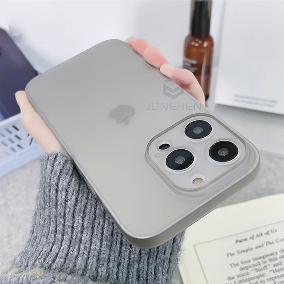 Ultra Thin Matte Protective Case for iPhone 17-16 Pro Max