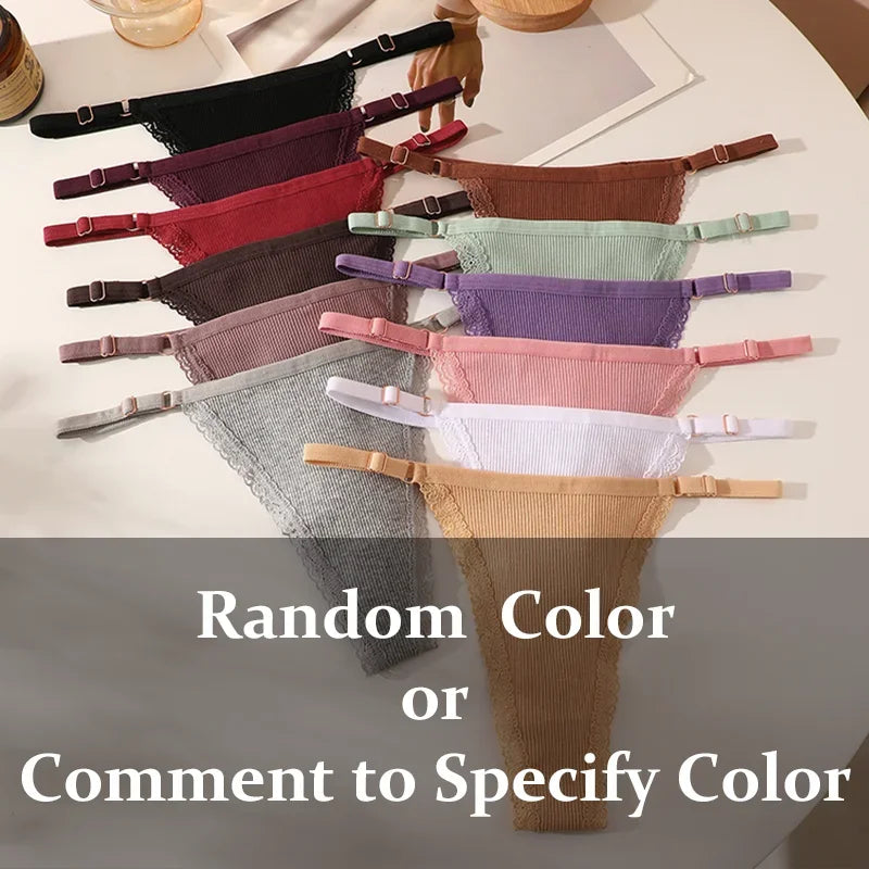 Combo of 5 Sexy Cotton Women's Underwear with Belt