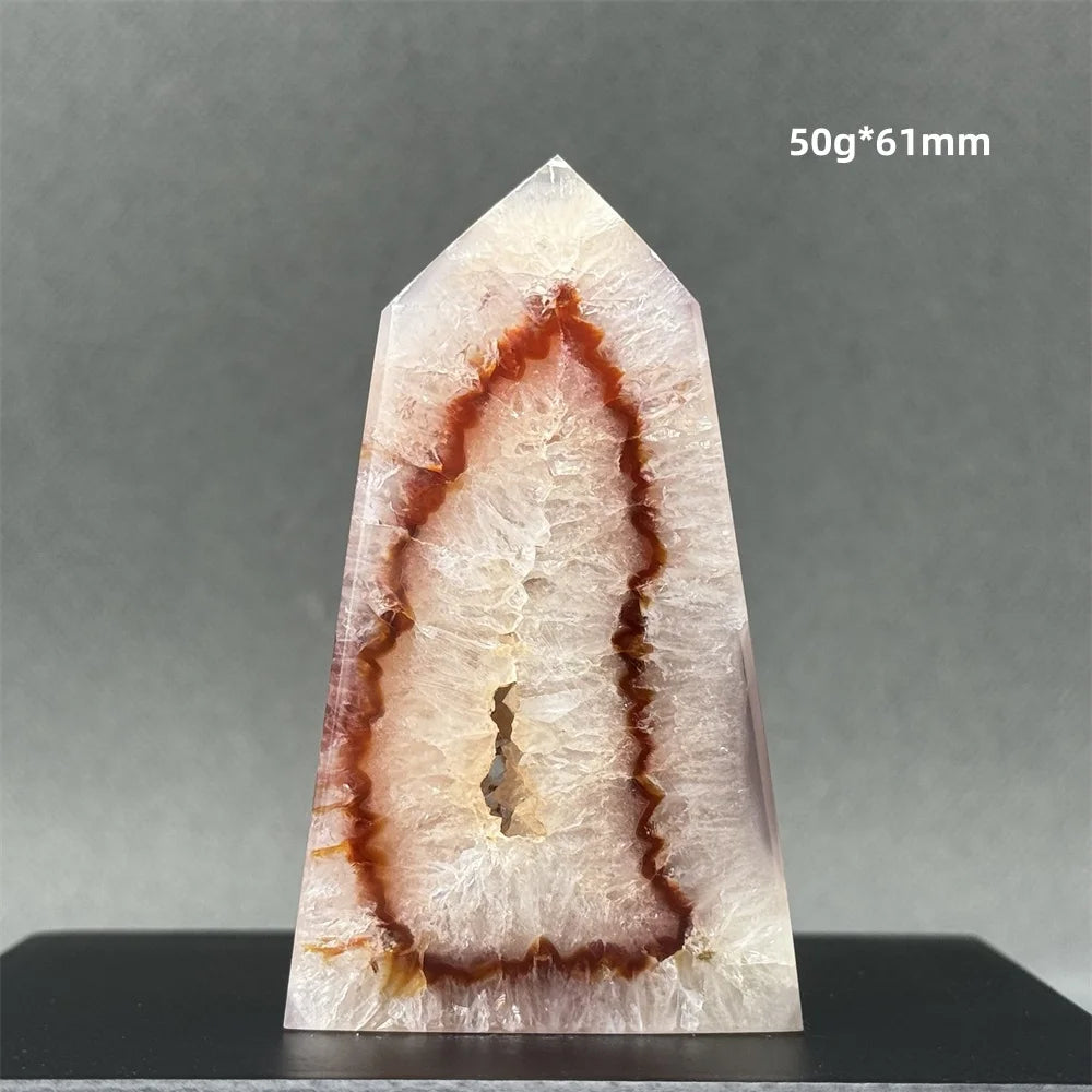 Natural Red Onyx Pillar - Decorative &amp; Healing Stone