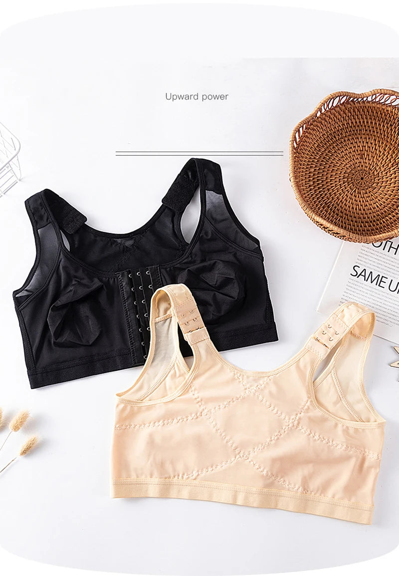 Women's Sexy Bra Without Wire Front Closure Large Size