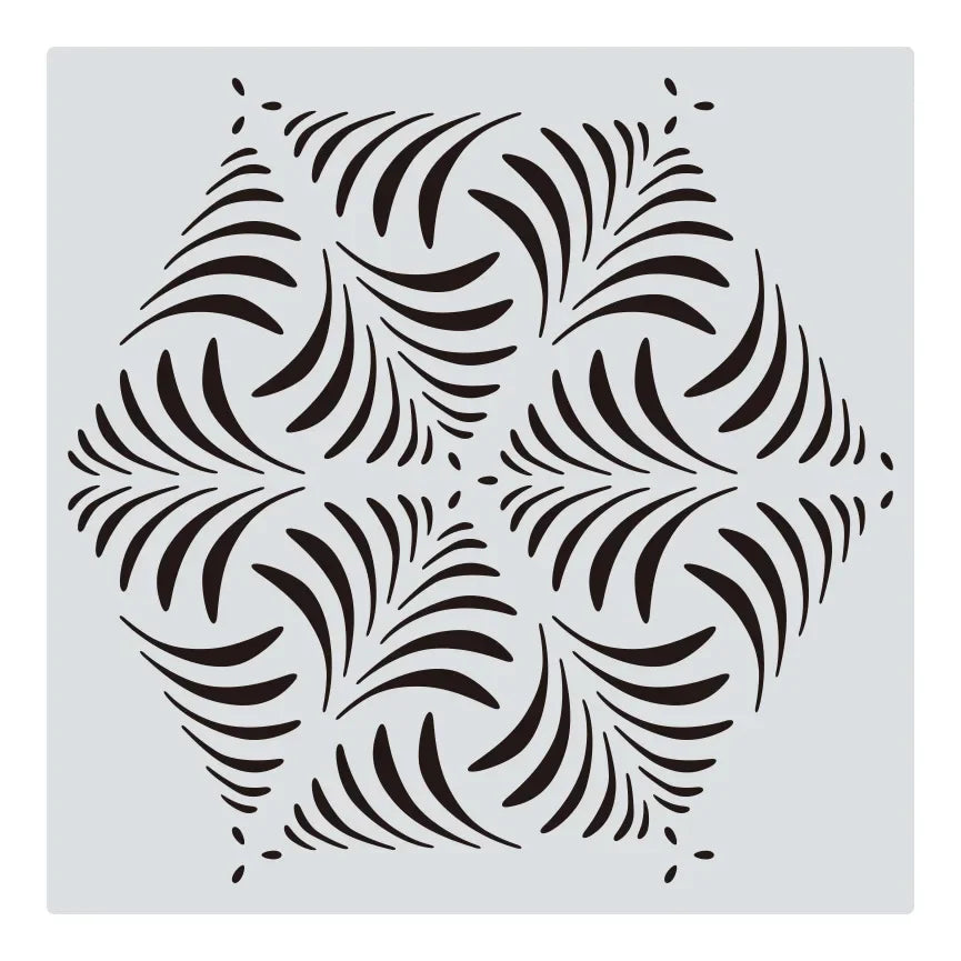 1Pcs 30*30cm Geometric Mandala DIY Layering Stencils Wall Painting Scrapbook Coloring Embossing Album Decorative Template