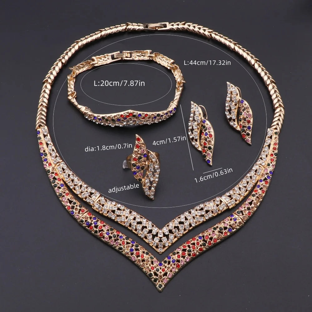 Dubai Gold Jewelry Set - Classy &amp; Luxurious