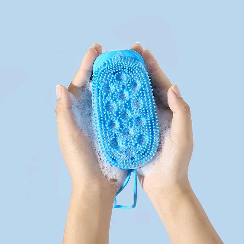 Multi-Function Exfoliating Silicone Foaming Bath Brush