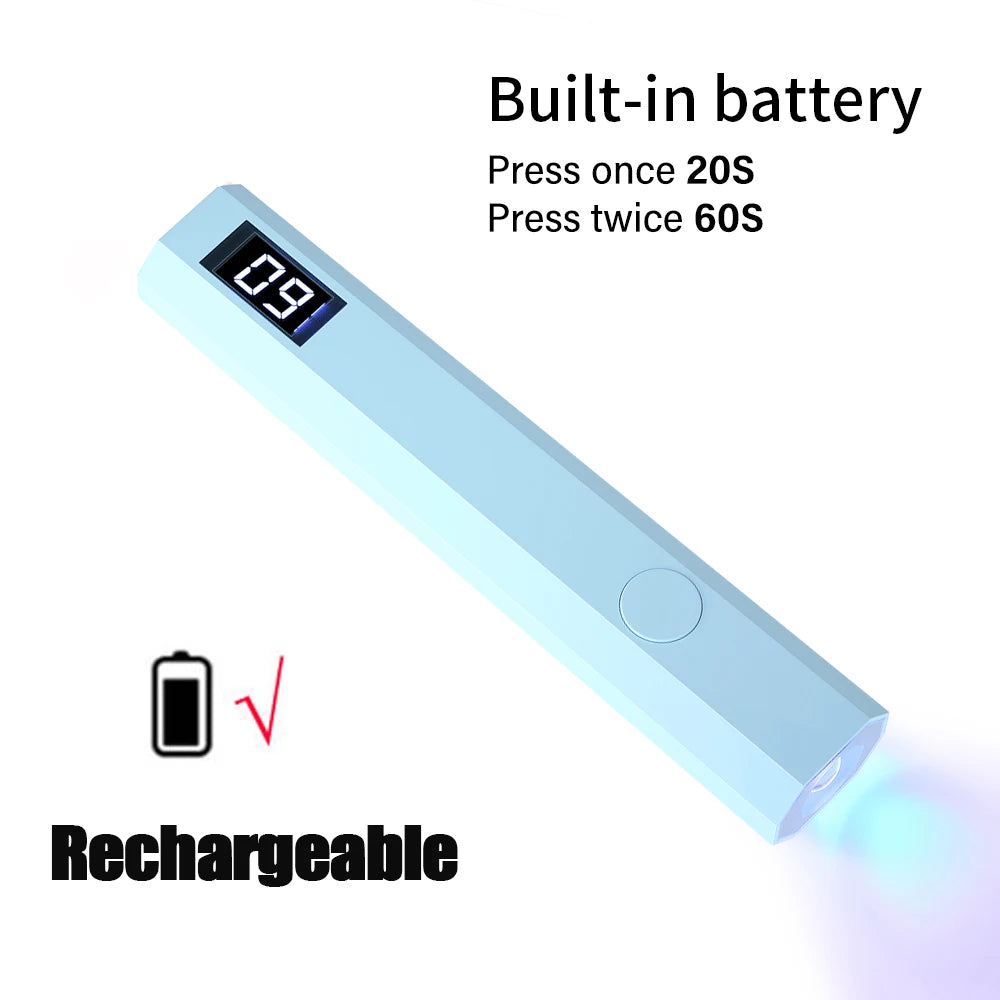 Portable Nail Dryer USB Fast Charging UV/LED