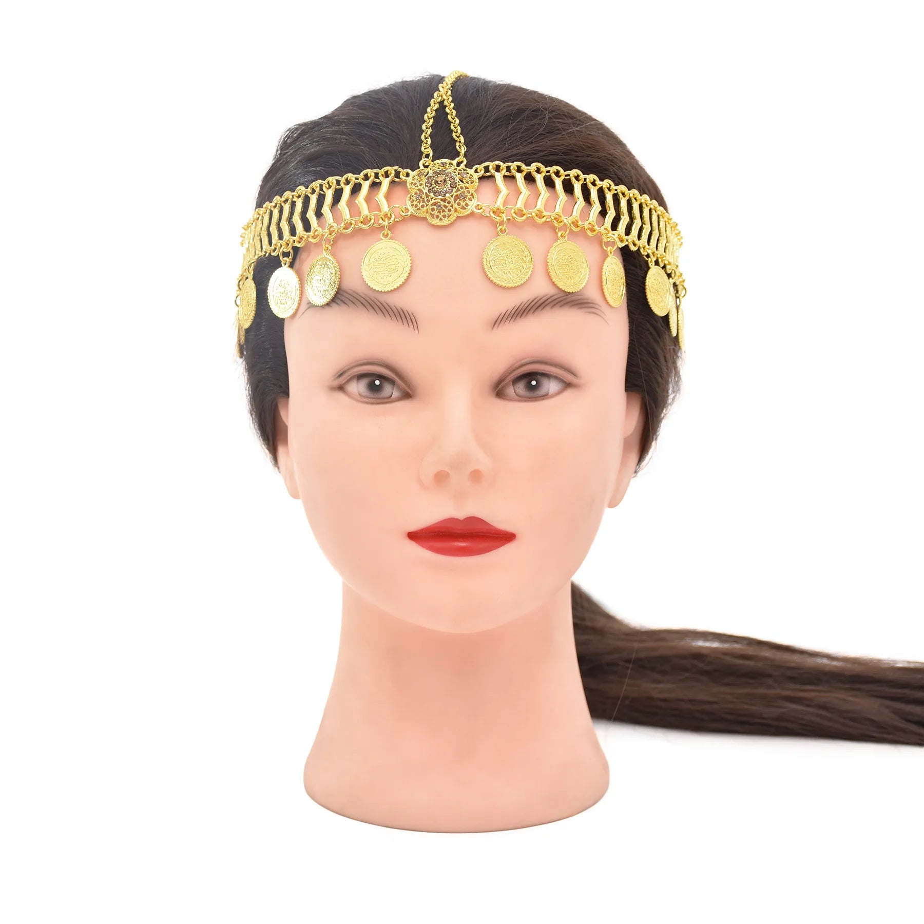 Vương Miện Boho Ấn Độ Hoa Tím Cổ Điển 50 ký tự