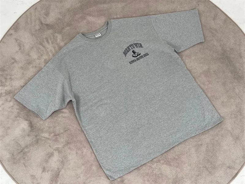 Men's Summer Loose Cotton Sports Training T-Shirt