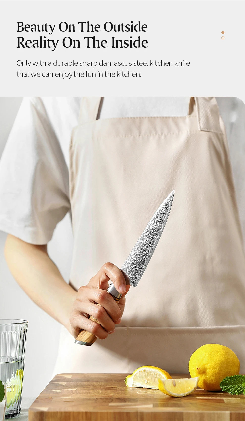 XINZUO 5" inch Utility Knife Kitchen Knives Japanese 73-layer Powder Steel Core Damascus Steel 62-64 HRC Vegetable Peeling Knife