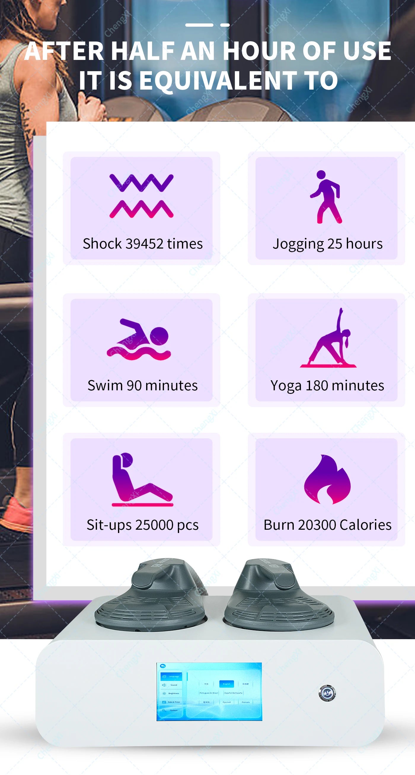 2025 Newest 4 Handles Emsone NEO 6500W Body Shaping build muscle fat removal Fitness Beauty and Health Massage Machine