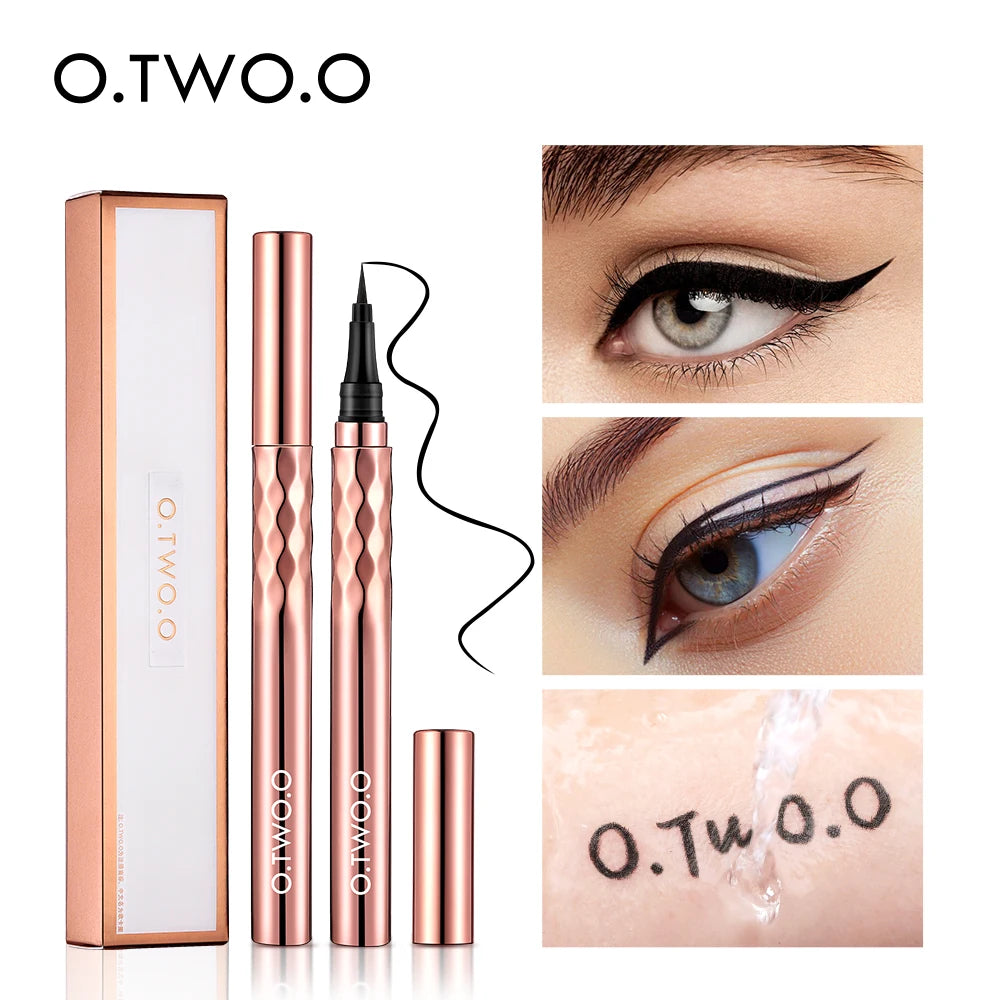 O.TWO.O Waterproof Eyeliner, Super Thin Line