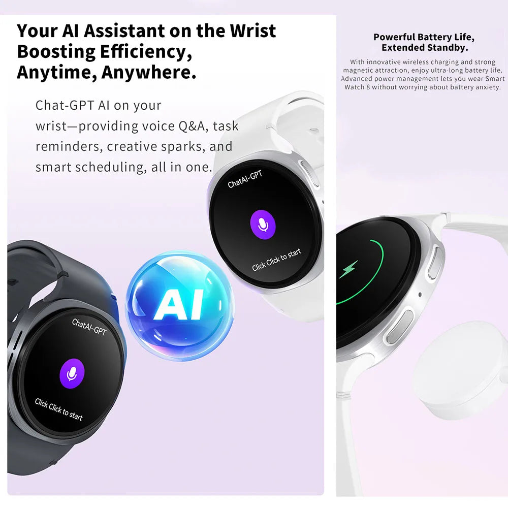 Đồng Hồ Thông Minh Series 8 Siêu Mỏng GPS Chống Nước