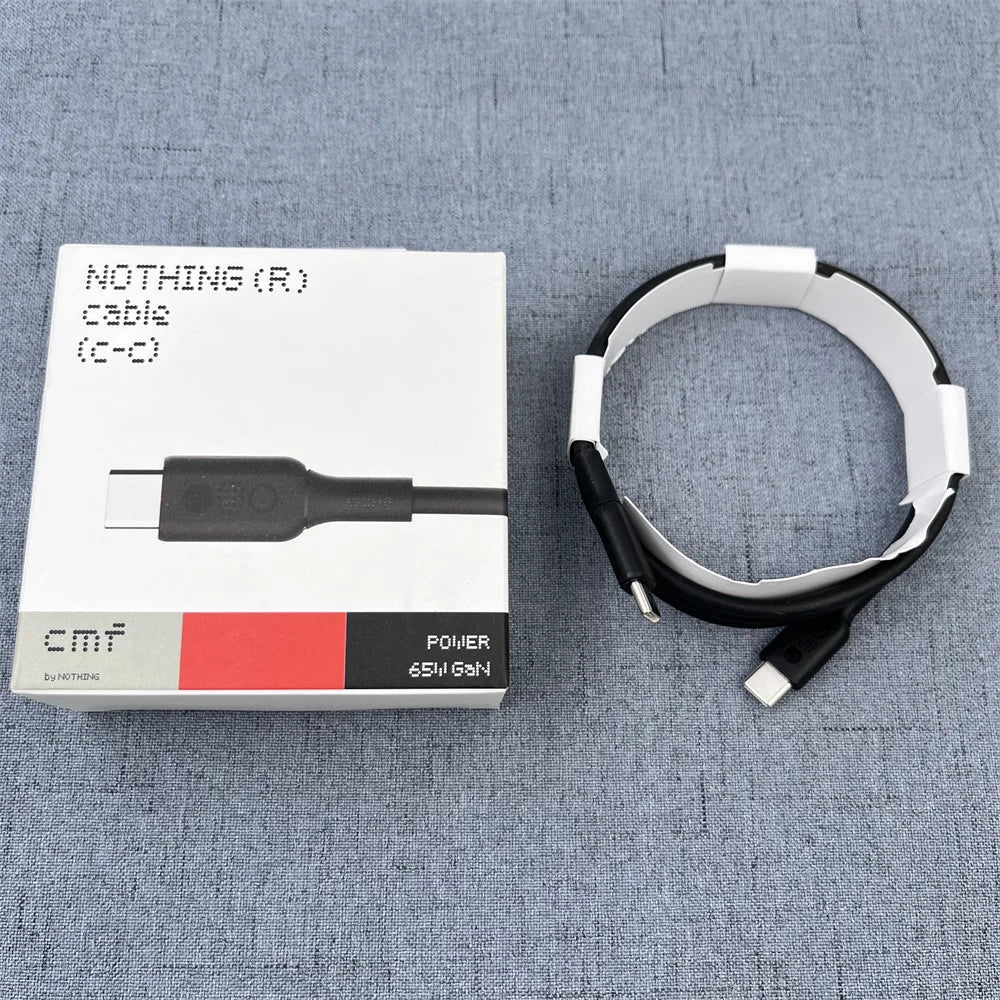 65W Supervooc Super Fast Charger Type-C Cable For Nothing