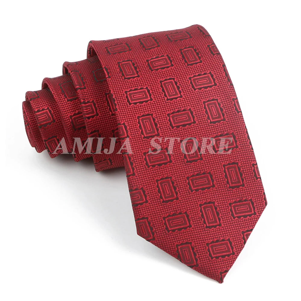 Cà vạt nam cao cấp chấm bi xám 6.5cm thời trang