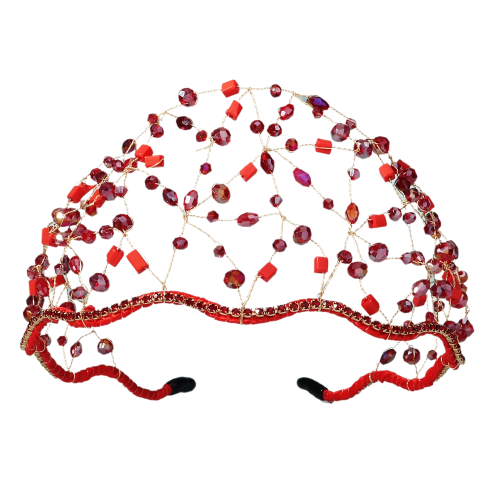 Luxurious Sparkling Handmade Crystal Hair Crown