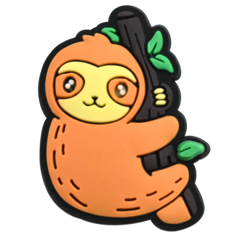 Sloth Monkey Charm for Crocs Slippers - Christmas Accessories