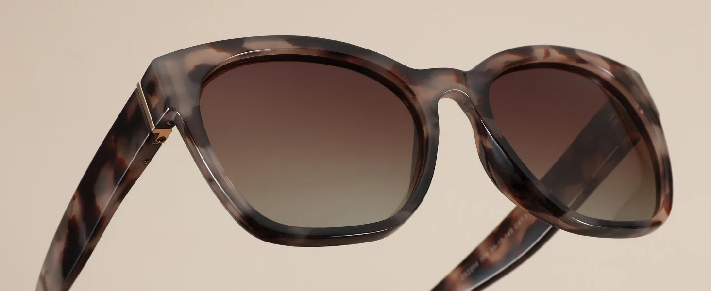 ZENOTTIC Fashion Cateye Polarized Sunglasses for Women - Oversized Sun Glasses UV400 Protection Retro Shades Designer Style - Daisan Mart