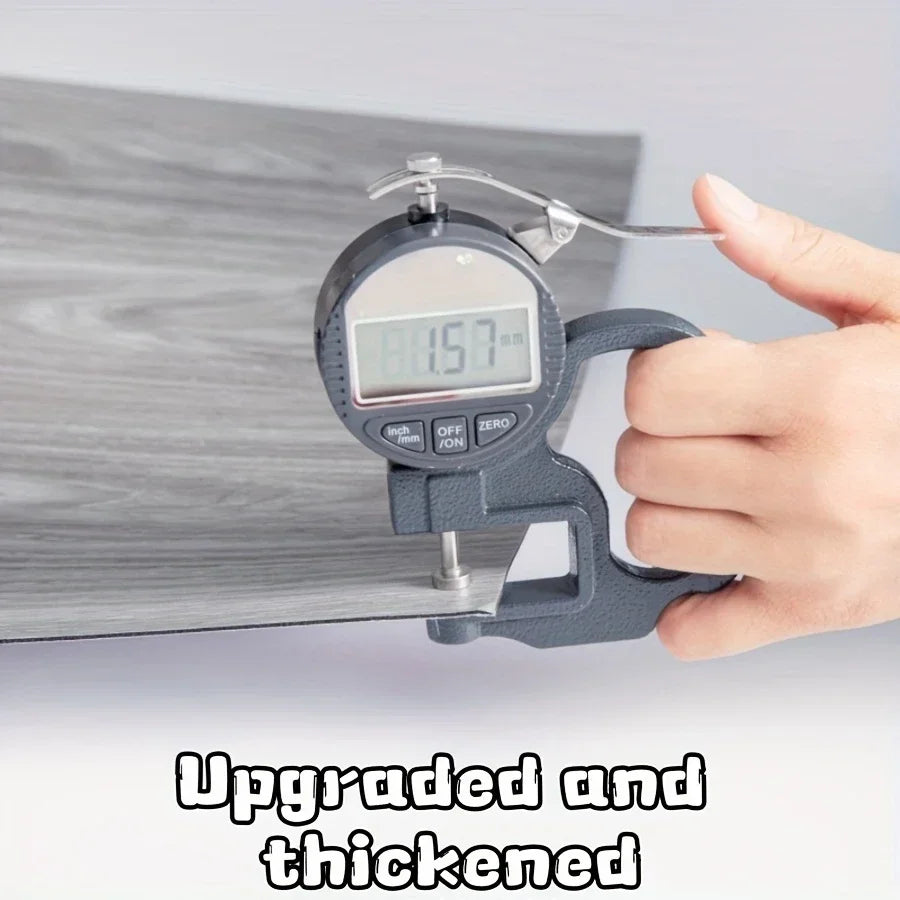 Self-adhesive Wood Grain Floor Stickers Peel &amp; Stick Indoor Wall and Floor Decoration Renovation Sticker Waterproof Wall Sticker