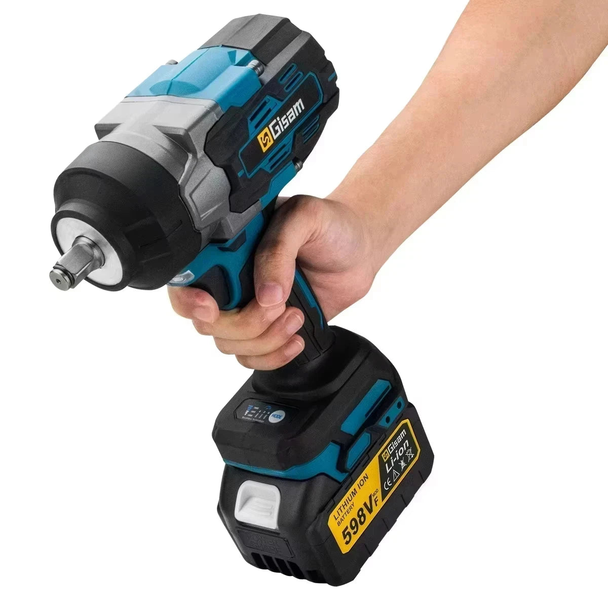 Máy Vặn Ốc Dùng Pin Không Chổi Than Gisam 2800N.M - Daisan Mart
