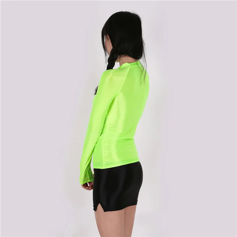Áo body dài tay mỏng ôm, xuyên thấu sexy thời trang - Daisan Mart