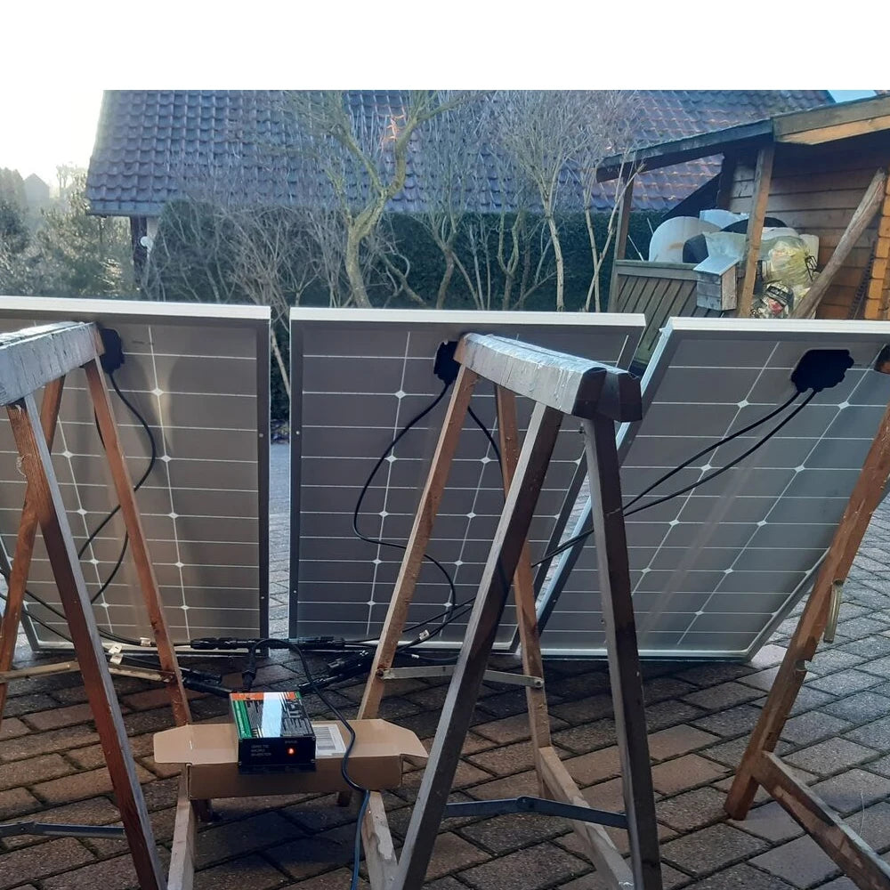 XINPUGUANG Rigid Glass Solar Panel Monocrystalline 10W 25W 50W 100W 200w Power Generation PV Panel charge paneles solares