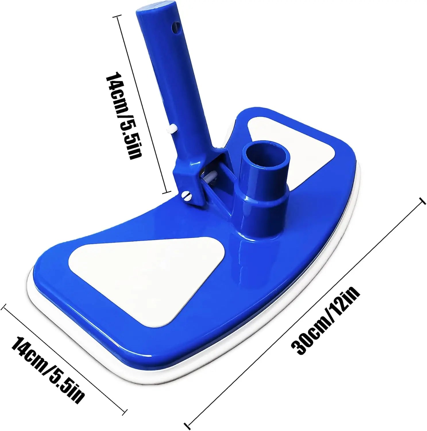 Pool Vacuum Head Weighted Butterfly with Bottom Nylon Brushes, 11" Pool Vacuum for Vinyl Lined Pools