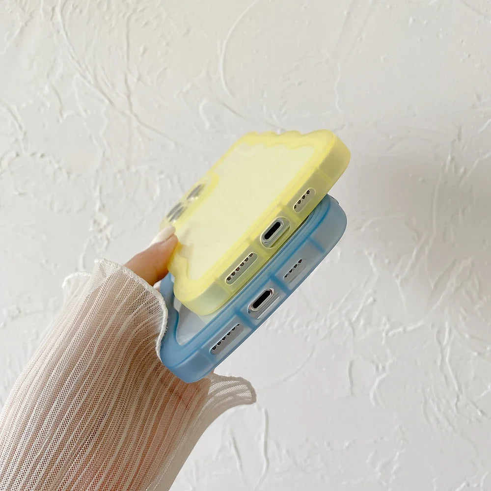 Cute Transparent Ripple Case For iPhone