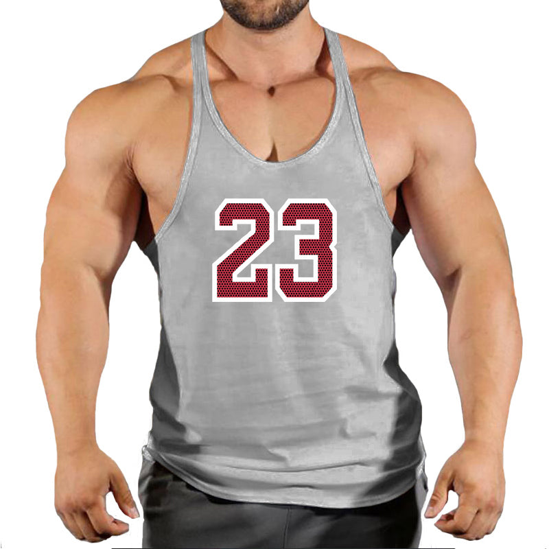 Men's Active Summer Sleeveless Gym Sports T-Shirt