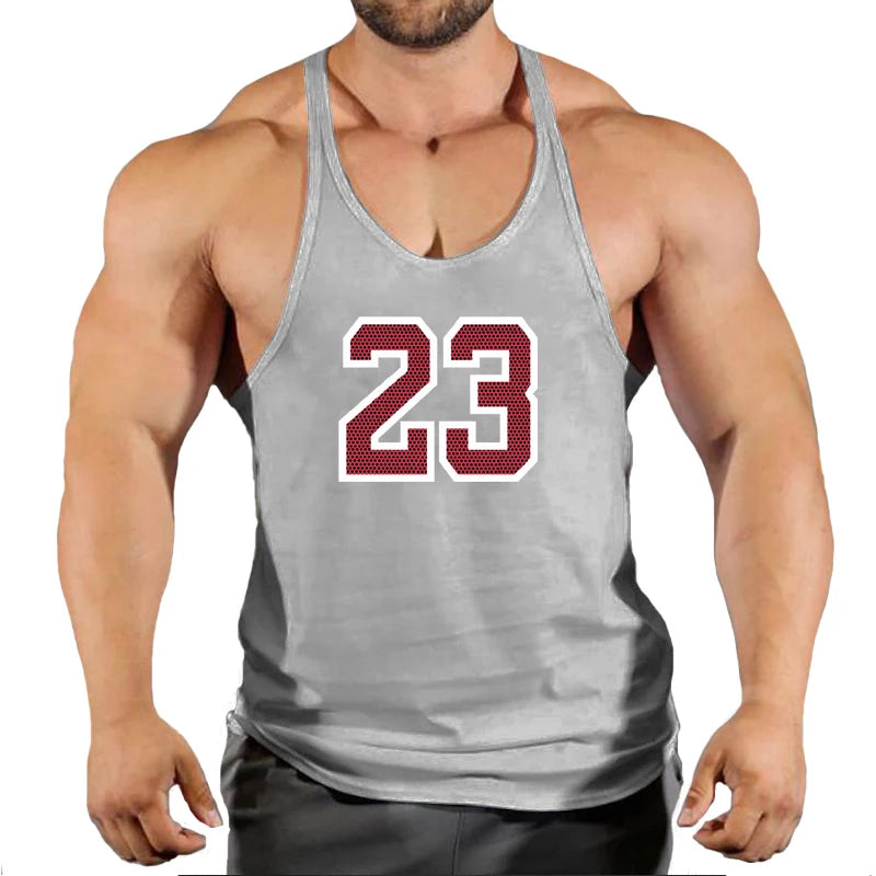 Men's Active Summer Sleeveless Gym Sports T-Shirt