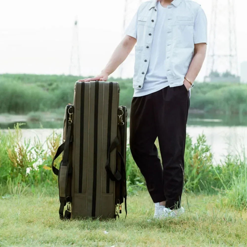 Oxford Multi-Function Fishing Rod Bag with 3 Compartments