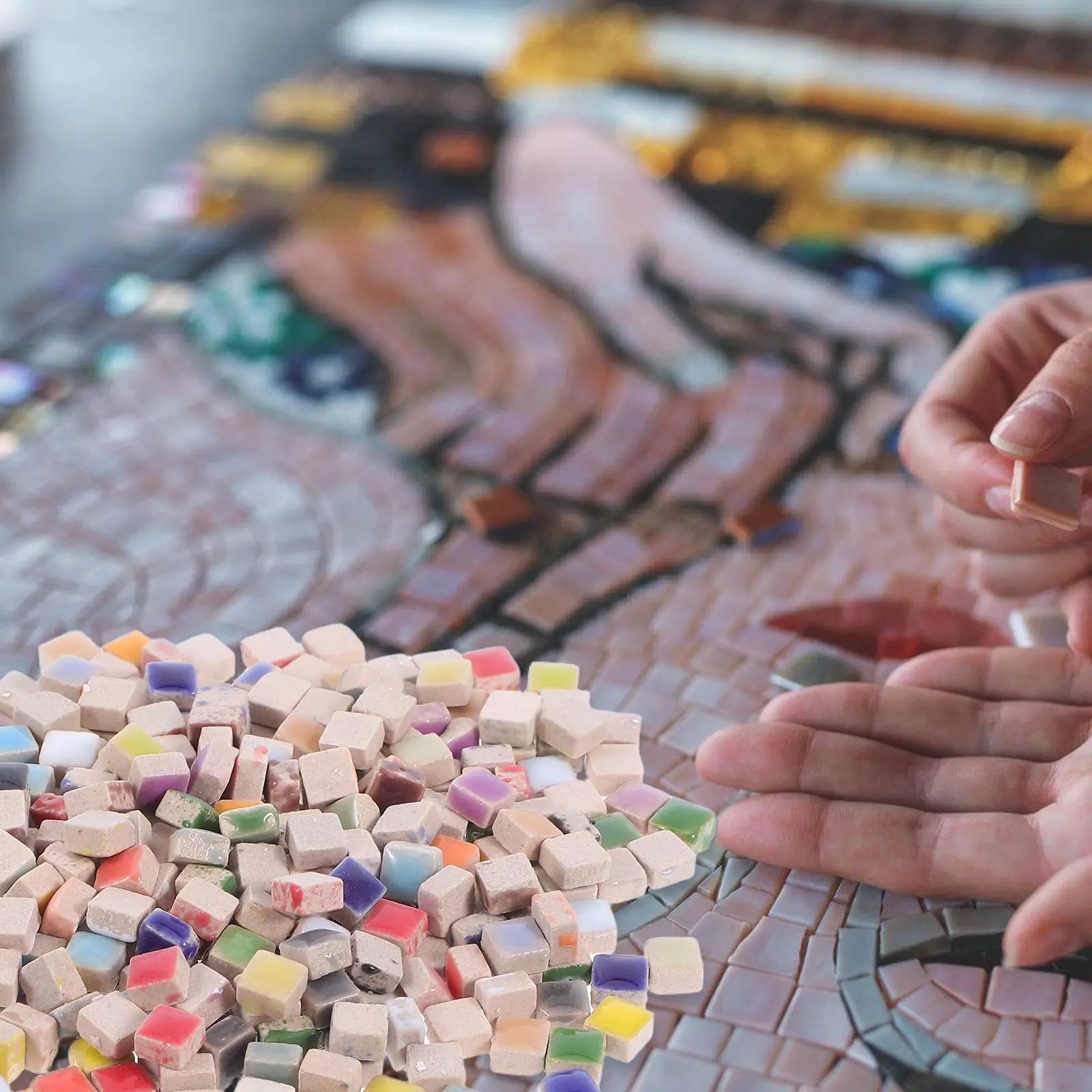 Gạch Mosaic 5mm Trang Trí Thủ Công DIY Đa Năng