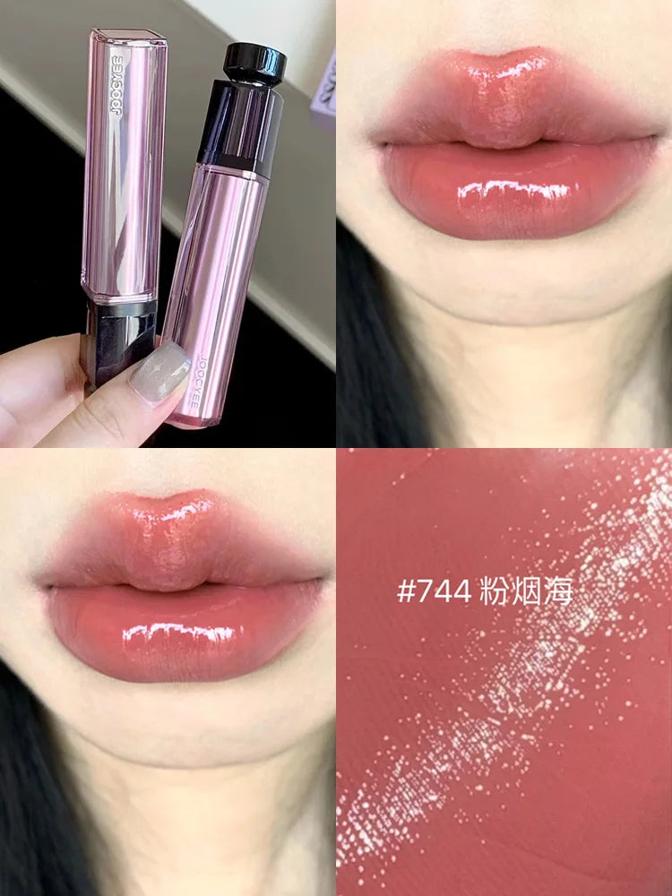Joocyee Fermented Water Essence Lip Glaze Water Mirror Lipgloss 00 Primary Color Naked Matte Lipclay Lipstick