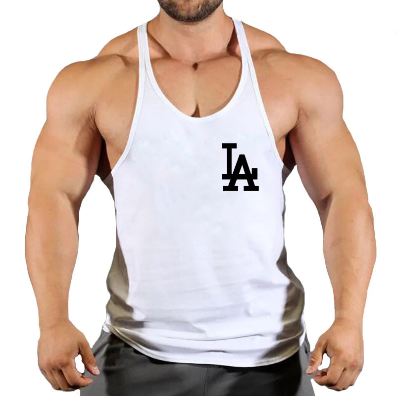 Men's Active Summer Sleeveless Gym Sports T-Shirt