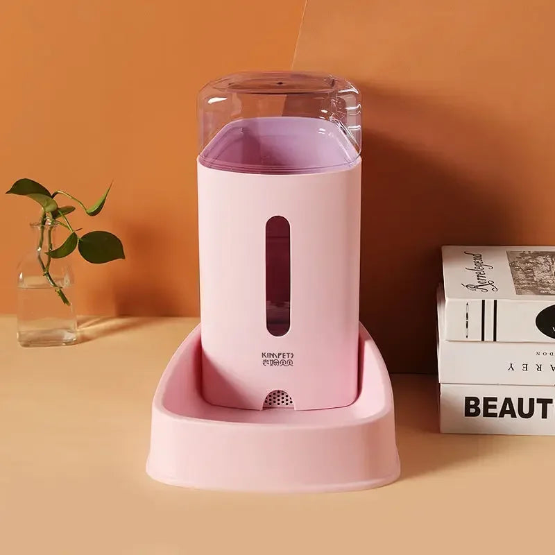Pet Supplies, Large Capacity Water Dispenser, Automatic Feeder Drinking Water, Dry Wet Separation Food Container, Pet Cat - Daisan Mart