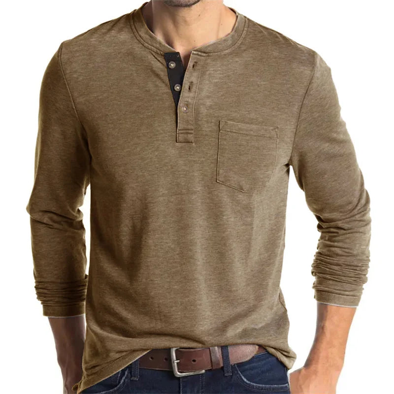 Men's Long Sleeve Sports T-Shirt Street Style