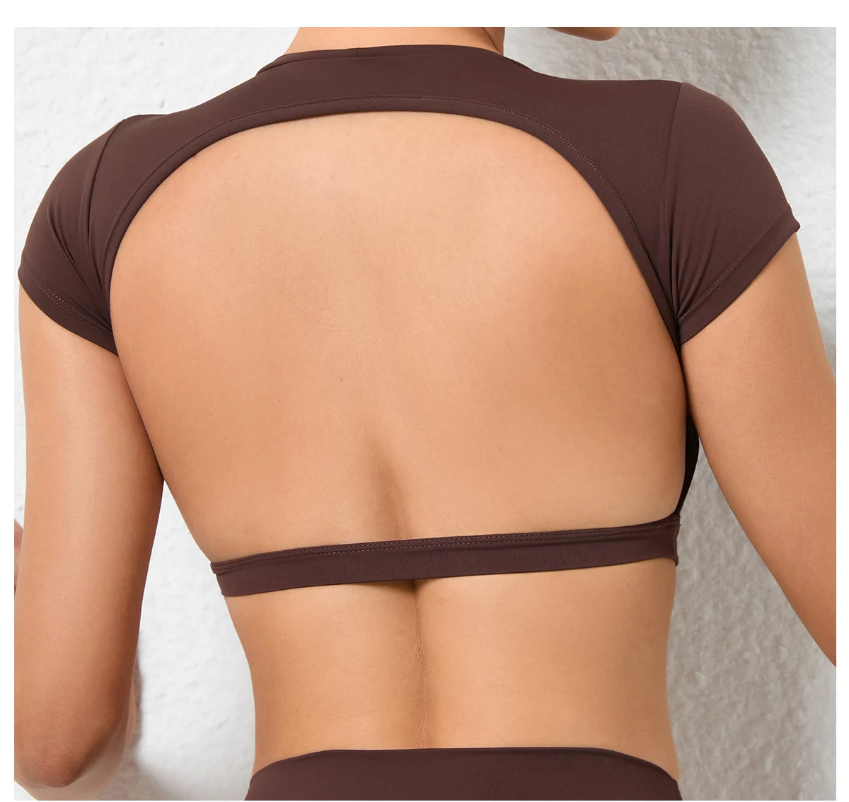Women's Backless Sports Top Yoga Gym Fitness