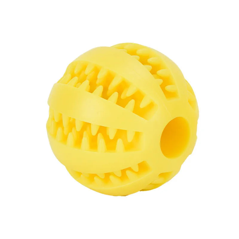 Rubber Ball Chew Toy for Dogs and Cats Multi-Function