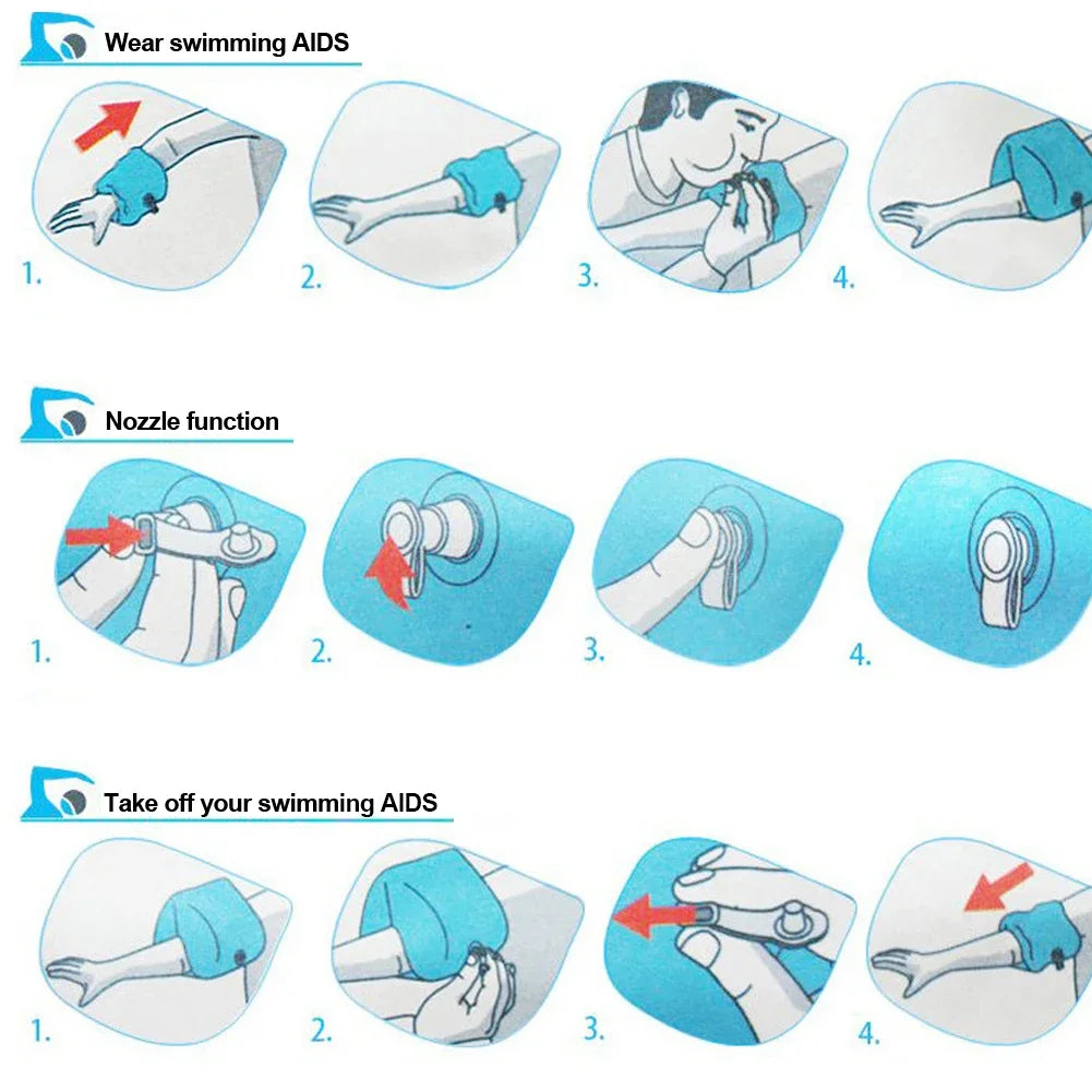 Tay Bơi Phao Đôi In Hình - An Toàn Cho Bé Yêu