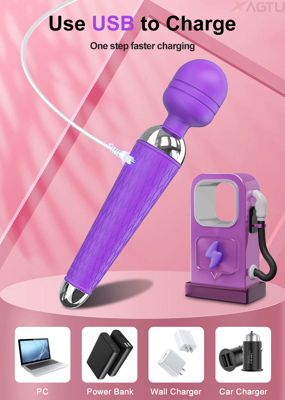 Magic AV Vibrating Wand for Women, Sex Toys