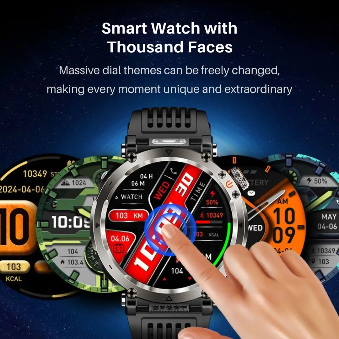 Men's Smart Watch - Call, Compass, LED, Sports