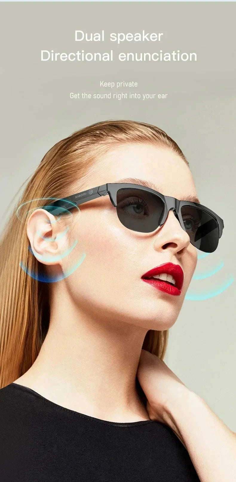 Redmi Smart Glasses Waterproof Sports Calling