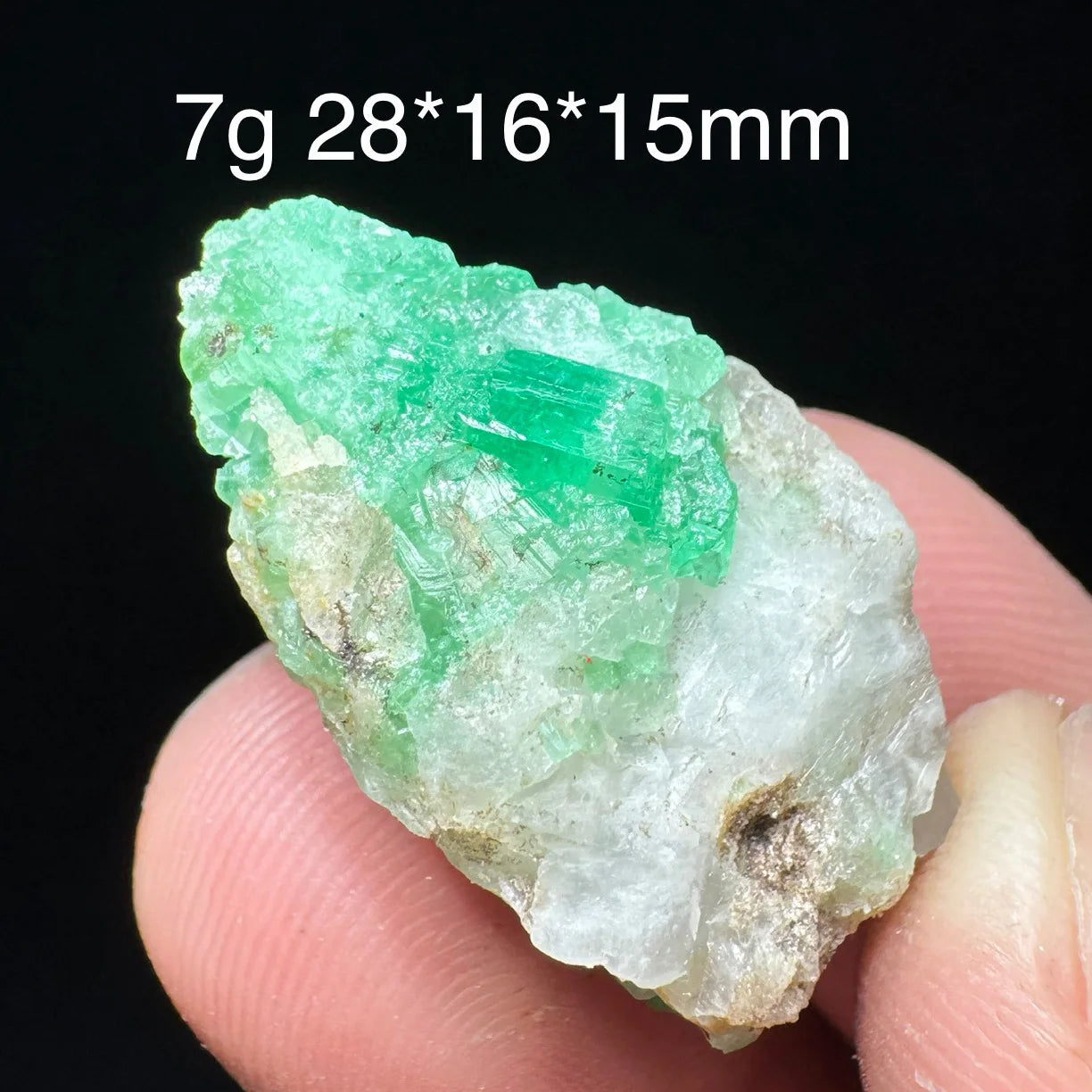 Natural Emerald &amp; Healing Quartz